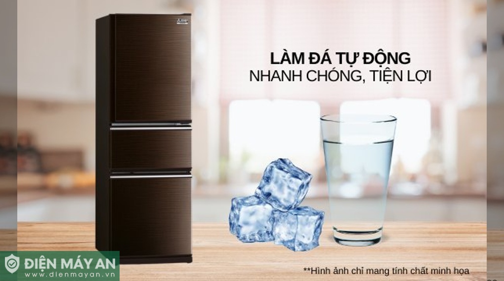 Tủ lạnh Mitsubishi Electric Inverter 330 lít MR-CX41ER-BRW-V